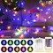 Color Changing Globe String Lights Battery Operated, 60 LEDs Fairy String Lights with Remote Control Timer for Outdoor Patio Bedroom Christmas Party Decor